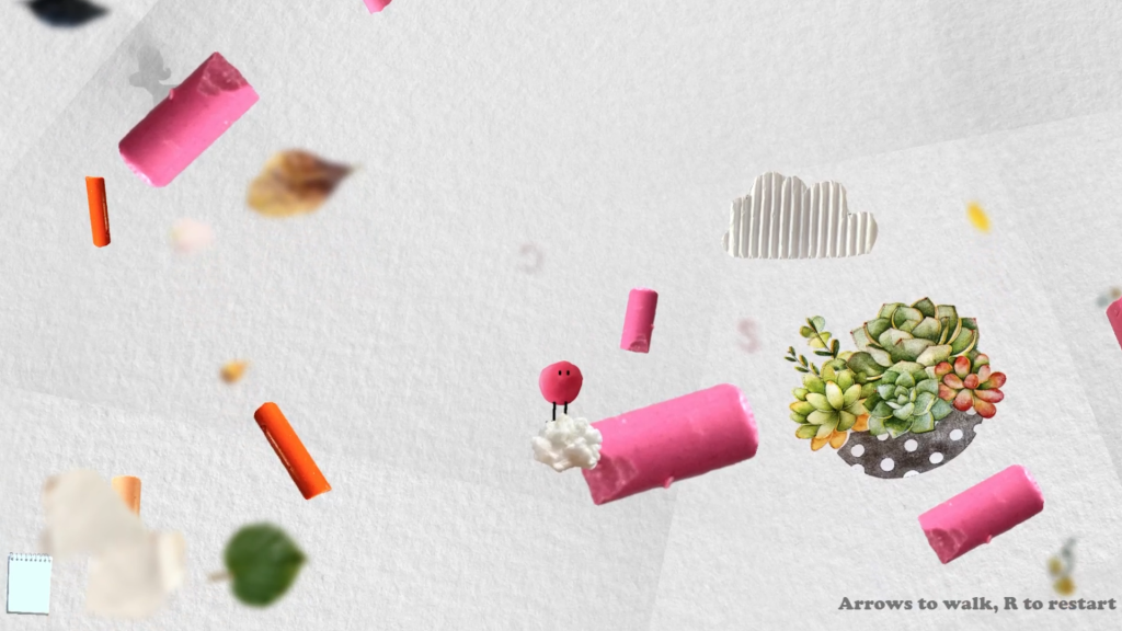 Screenshot from video game submission: Incomplete Books in my garden