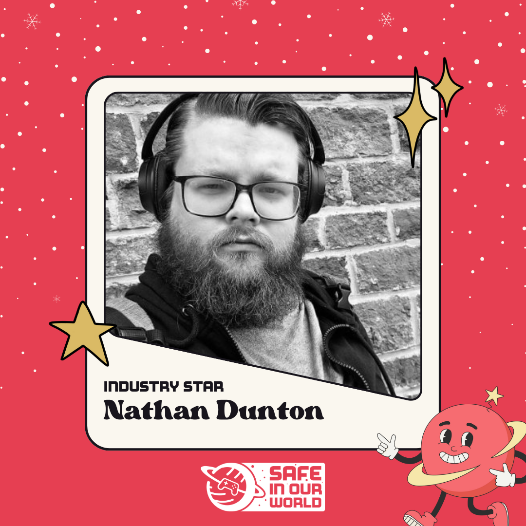 Graphic including image of Nathan Dunton, nominated as an Industry Star.