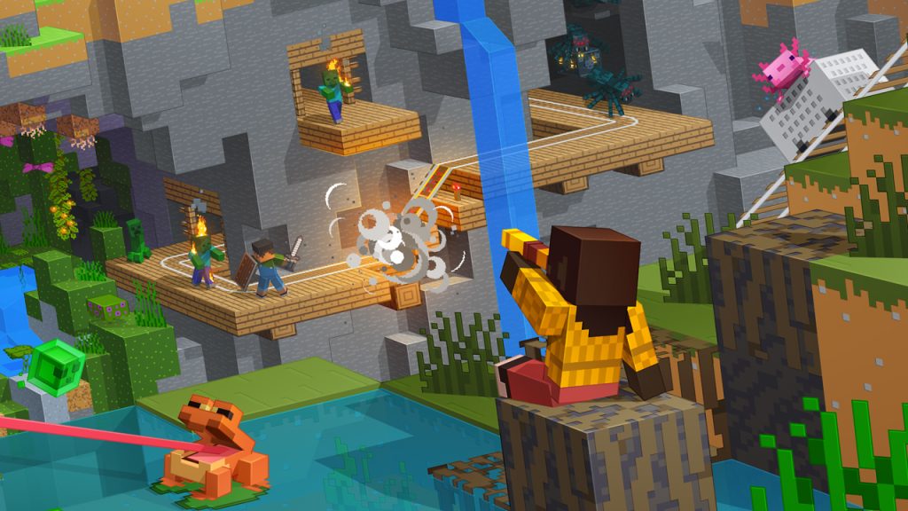 Key art for video game Minecraft